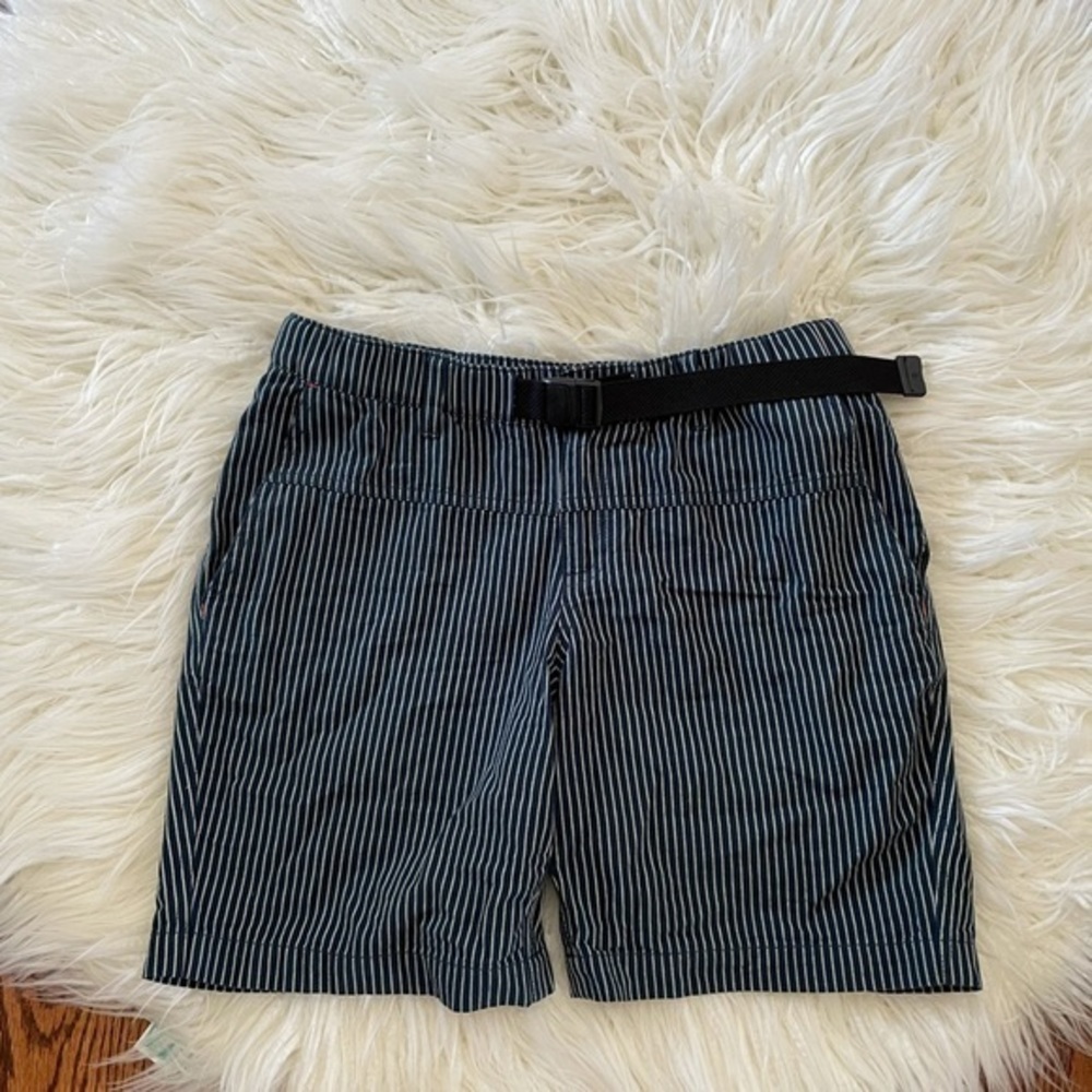 Columbia outdoor cotton striped‎ belted shorts 8L